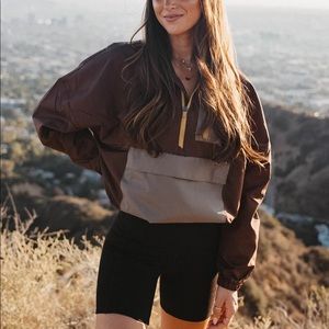 Fabletics Shawn Cropped Half-zip jacket